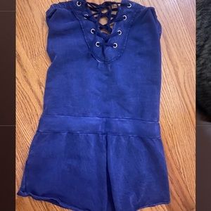 strapless romper